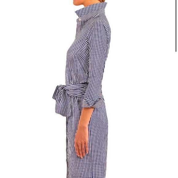 Gretchen Scott breezy blouson dress navy/white XS - Picture 3 of 6